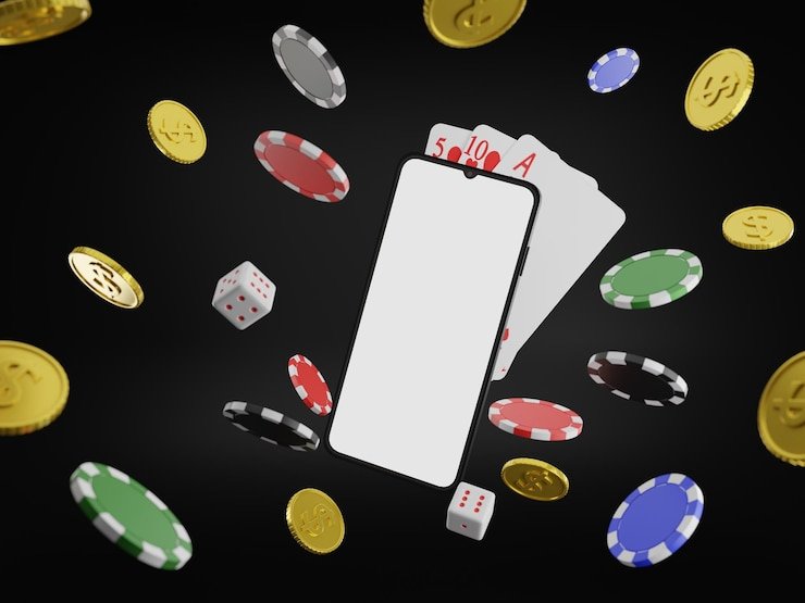 Dompet digital wangi4d pada layar ponsel